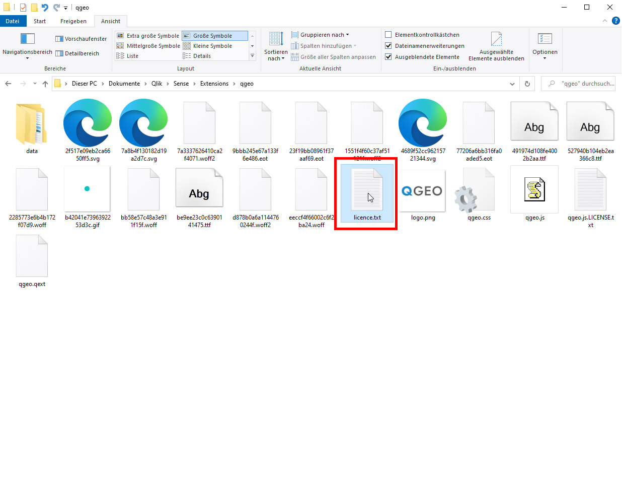 QGeo directory
